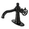 Kingston Brass KSD3540RKX Single-Handle Bathroom Faucet with Push Pop-Up, Matte Black KSD3540RKX - alternate 1